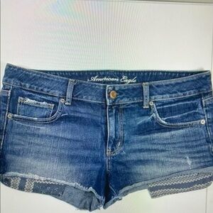 American Eagle Blue Denim Shorts